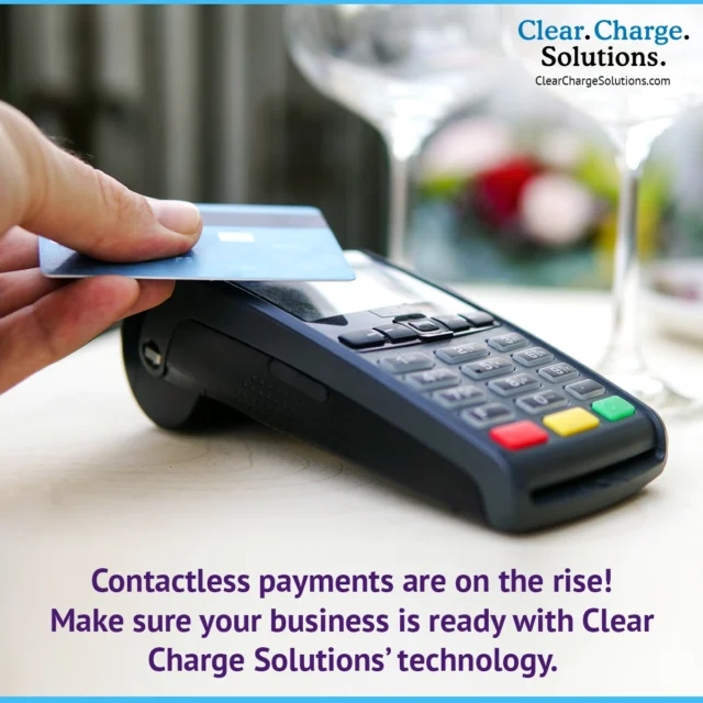 Contactless payments are booming! Clear Charge Solutions offers powerful and secure solutions to meet your business needs — for less. We also have a dedicated web development team who can get your systems integrated & be on standby for any concerns you might have. 

Contact us now and be ready for the best, no-hassle solution. 📞 877-847-4478 | ClearChargeSolutions.com

#PaymentProcessing #FinancialTechnology #ClearChargeSolutions